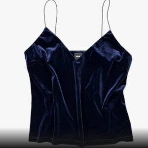 NUDE Velvet Camisole in Navy